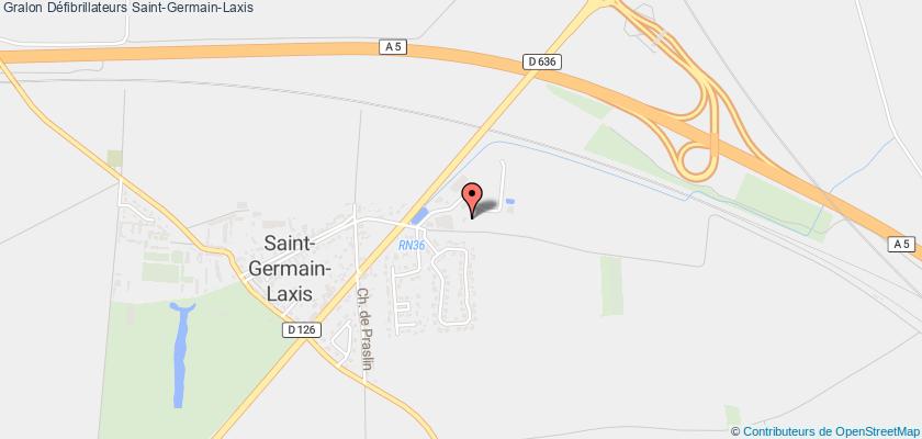 plan défibrillateurs Saint-Germain-Laxis