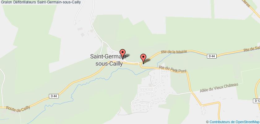 plan défibrillateurs Saint-Germain-sous-Cailly