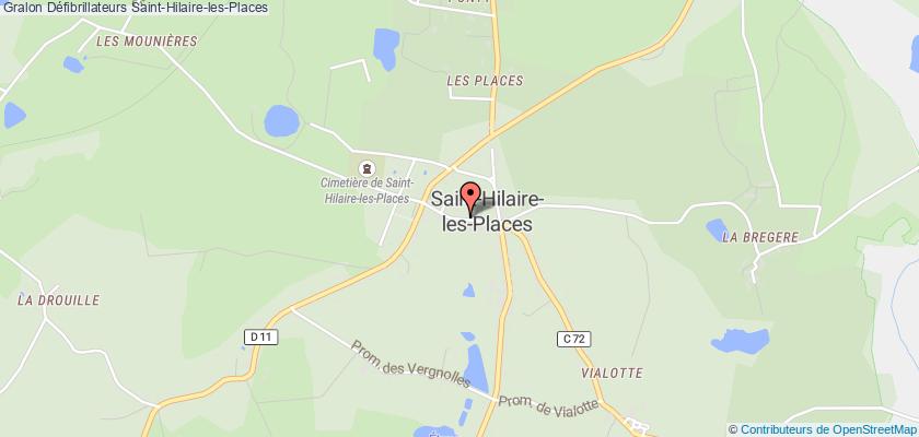 plan défibrillateurs Saint-Hilaire-les-Places