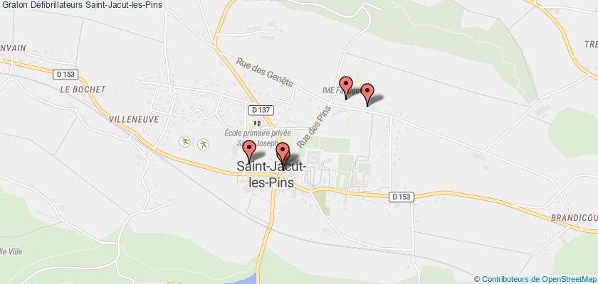 plan défibrillateurs Saint-Jacut-les-Pins