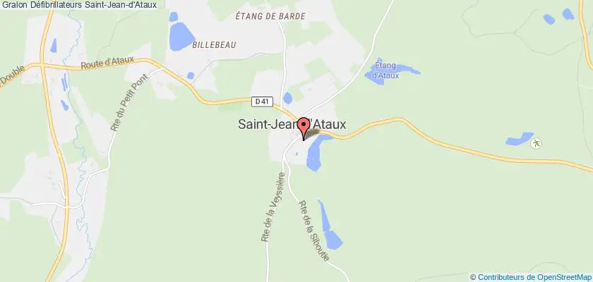 plan défibrillateurs Saint-Jean-d'Ataux