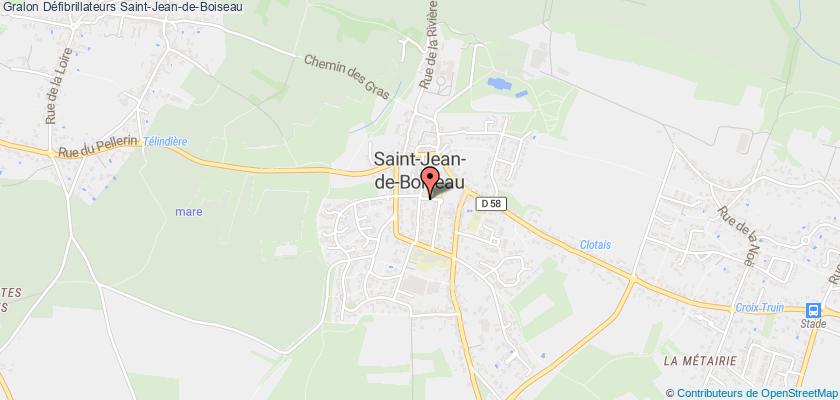 plan défibrillateurs Saint-Jean-de-Boiseau