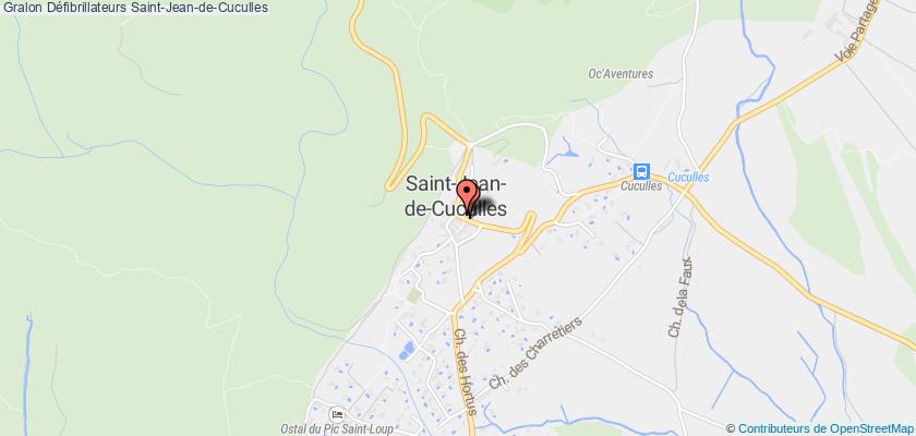 plan défibrillateurs Saint-Jean-de-Cuculles