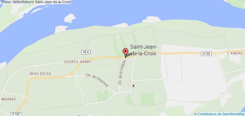 plan défibrillateurs Saint-Jean-de-la-Croix