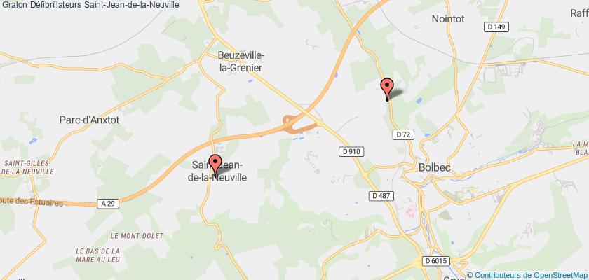plan défibrillateurs Saint-Jean-de-la-Neuville