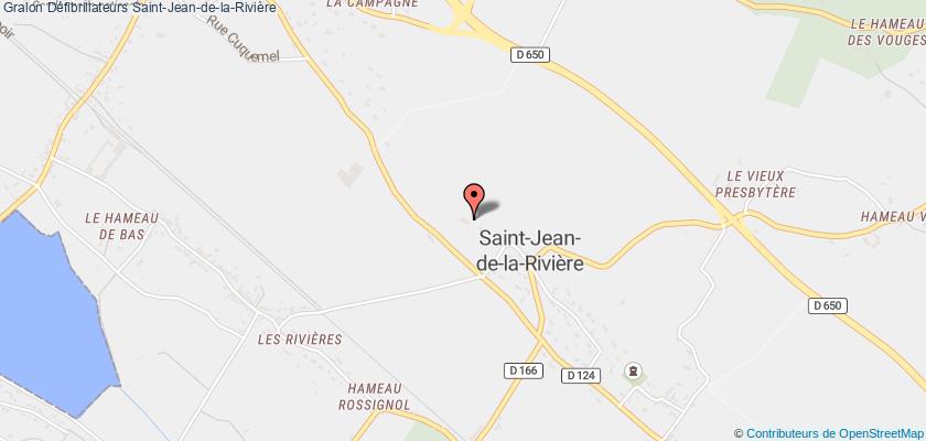 plan défibrillateurs Saint-Jean-de-la-Rivière
