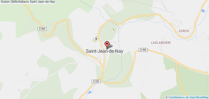 plan défibrillateurs Saint-Jean-de-Nay