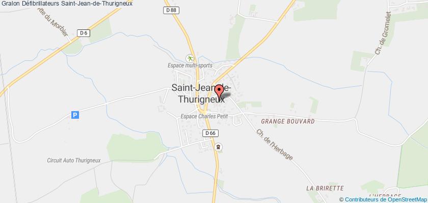 plan défibrillateurs Saint-Jean-de-Thurigneux