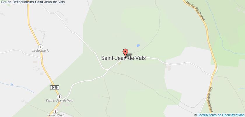 plan défibrillateurs Saint-Jean-de-Vals