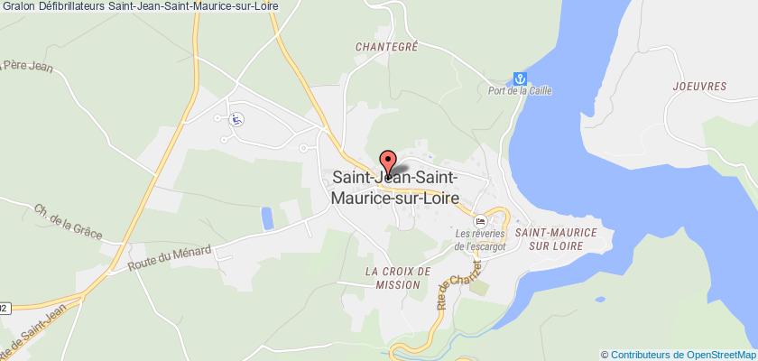 plan défibrillateurs Saint-Jean-Saint-Maurice-sur-Loire