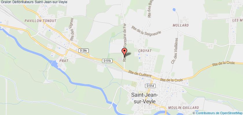 plan défibrillateurs Saint-Jean-sur-Veyle