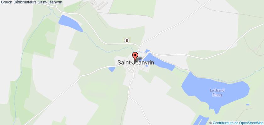 plan défibrillateurs Saint-Jeanvrin
