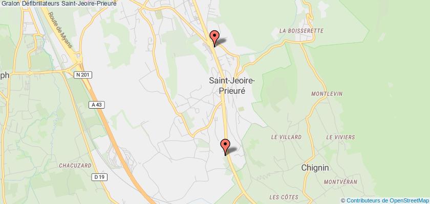 plan défibrillateurs Saint-Jeoire-Prieuré