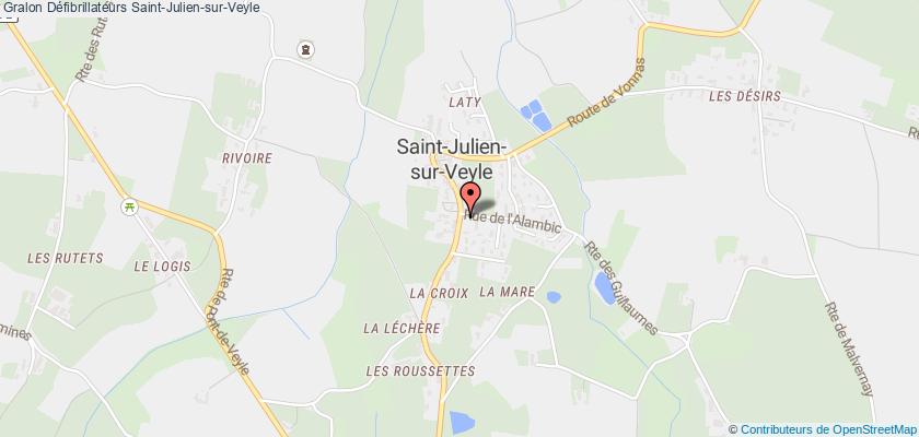 plan défibrillateurs Saint-Julien-sur-Veyle