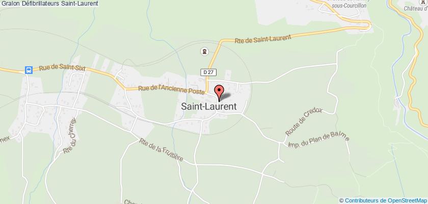 plan défibrillateurs Saint-Laurent