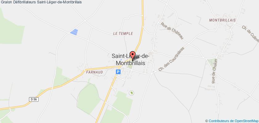 plan défibrillateurs Saint-Léger-de-Montbrillais