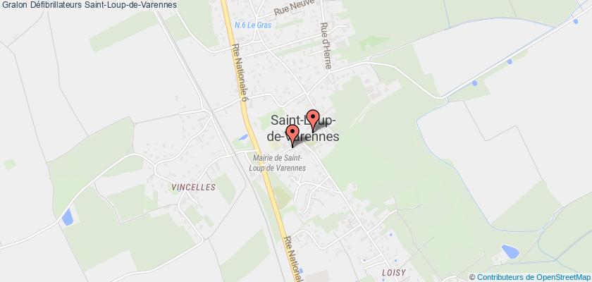 plan défibrillateurs Saint-Loup-de-Varennes