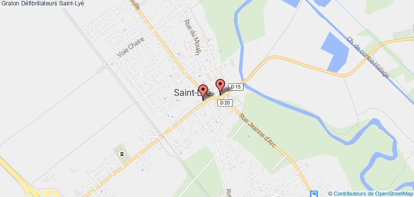 plan défibrillateurs Saint-Lyé