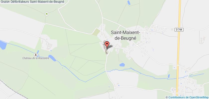 plan défibrillateurs Saint-Maixent-de-Beugné