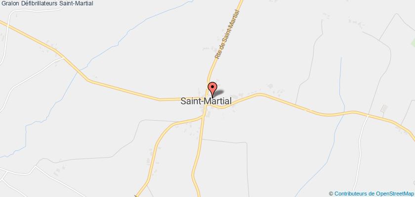 plan défibrillateurs Saint-Martial