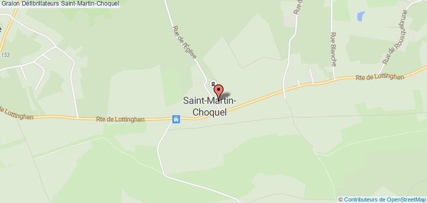 plan défibrillateurs Saint-Martin-Choquel