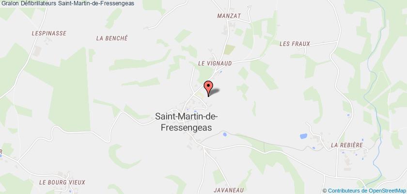 plan défibrillateurs Saint-Martin-de-Fressengeas