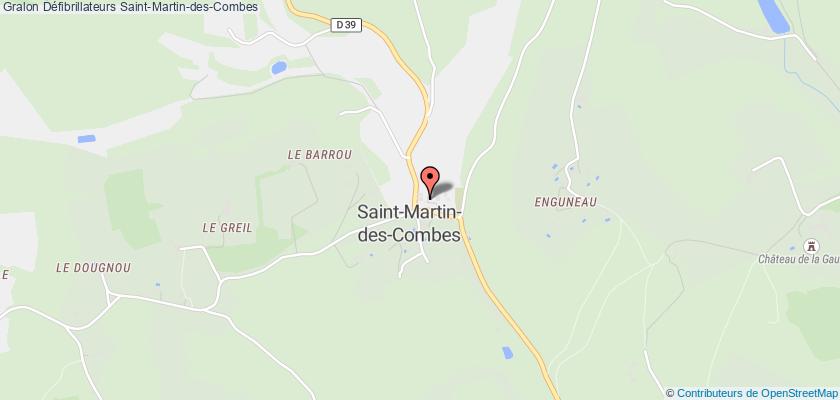 plan défibrillateurs Saint-Martin-des-Combes