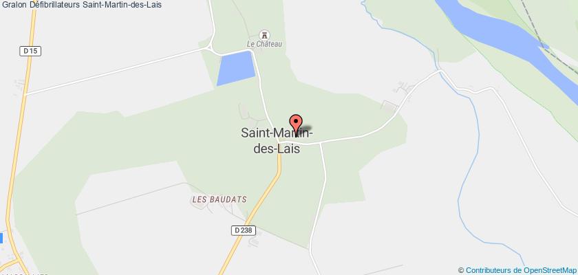 plan défibrillateurs Saint-Martin-des-Lais