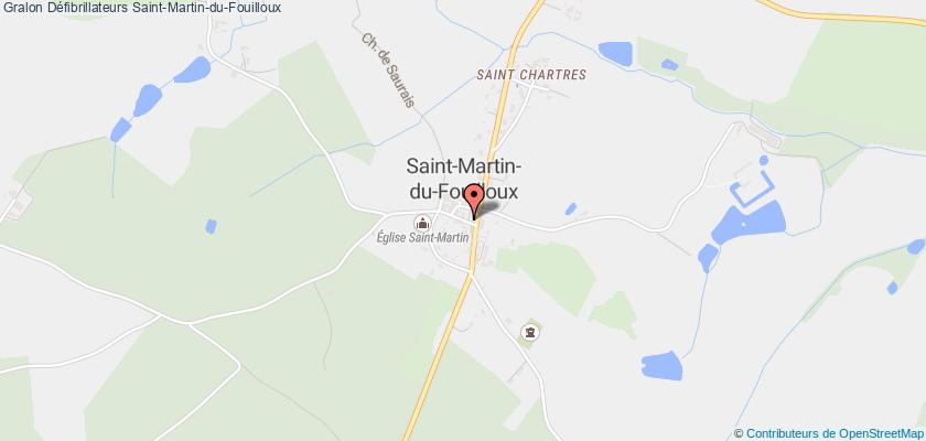plan défibrillateurs Saint-Martin-du-Fouilloux