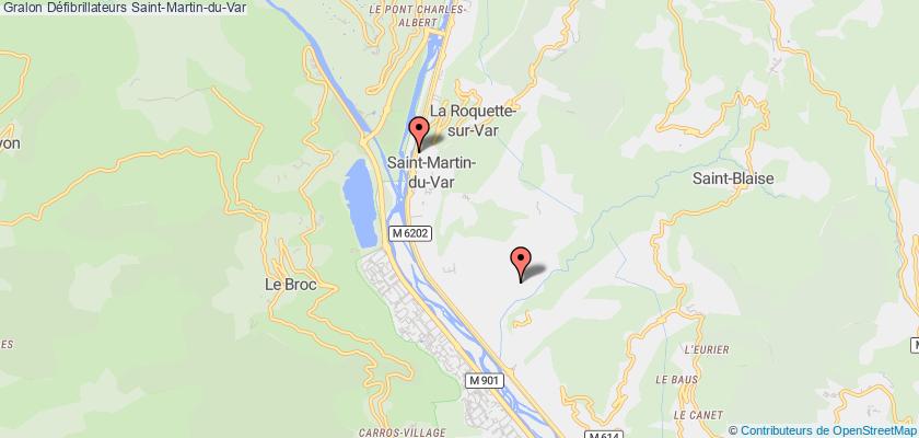 plan défibrillateurs Saint-Martin-du-Var