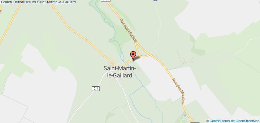 plan défibrillateurs Saint-Martin-le-Gaillard