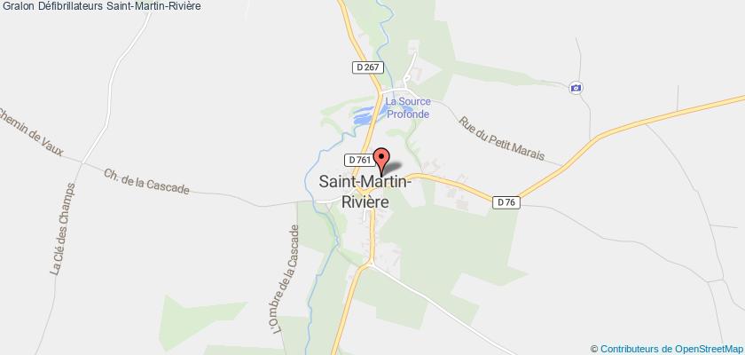 plan défibrillateurs Saint-Martin-Rivière