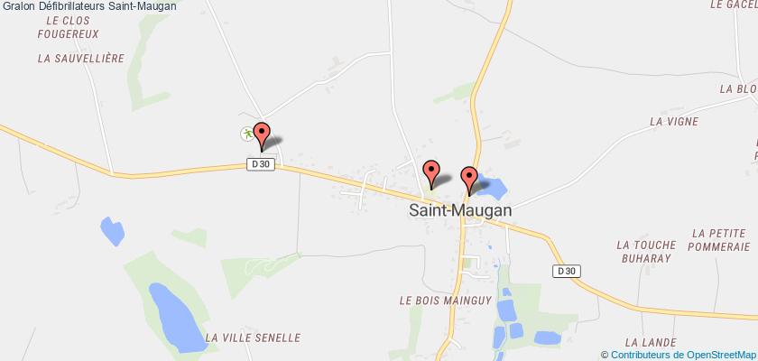 plan défibrillateurs Saint-Maugan