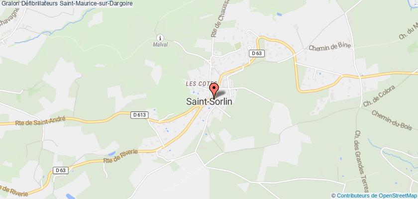 plan défibrillateurs Saint-Maurice-sur-Dargoire