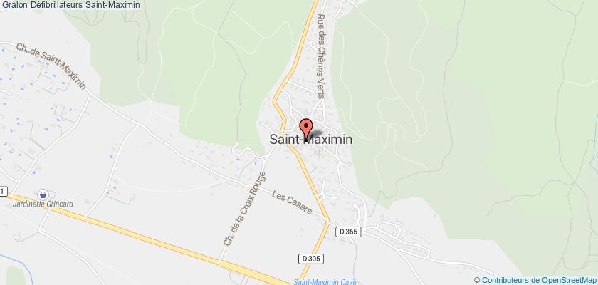 plan défibrillateurs Saint-Maximin