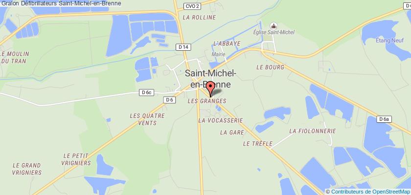 plan défibrillateurs Saint-Michel-en-Brenne