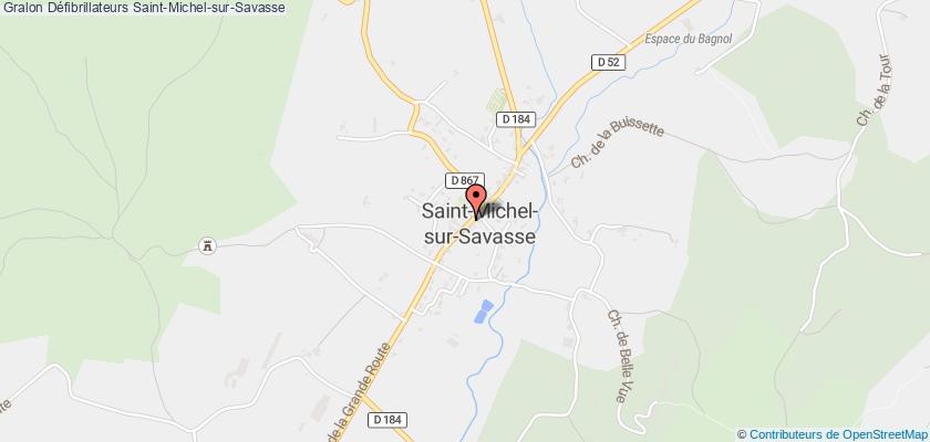plan défibrillateurs Saint-Michel-sur-Savasse