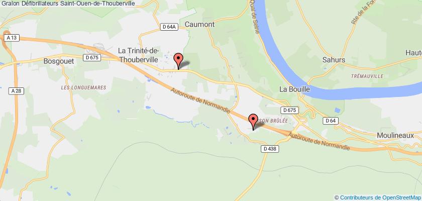 plan défibrillateurs Saint-Ouen-de-Thouberville