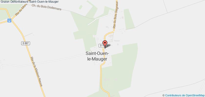 plan défibrillateurs Saint-Ouen-le-Mauger