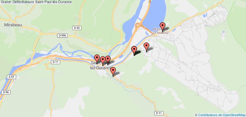plan défibrillateurs Saint-Paul-lès-Durance