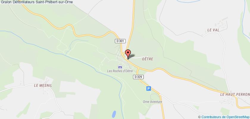plan défibrillateurs Saint-Philbert-sur-Orne