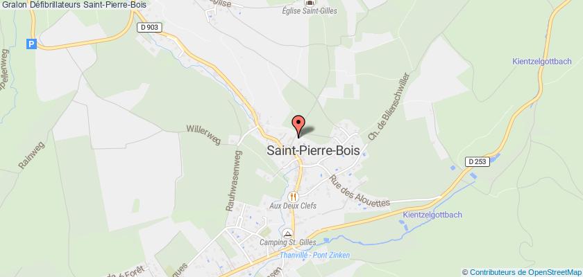 plan défibrillateurs Saint-Pierre-Bois