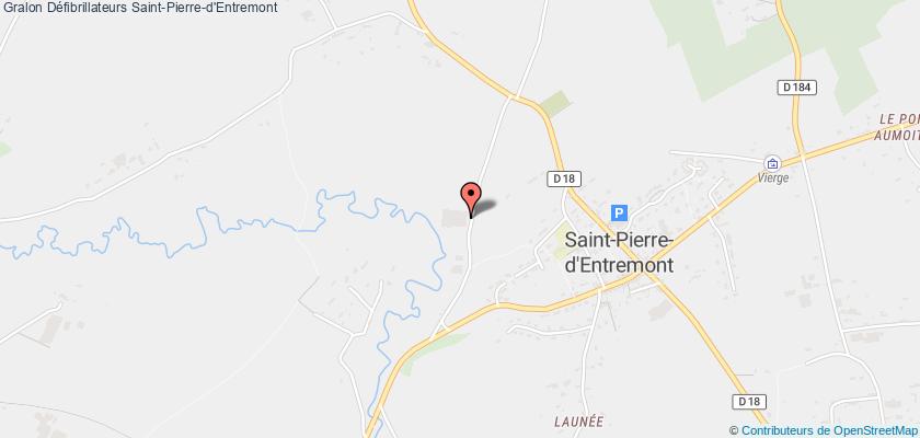 plan défibrillateurs Saint-Pierre-d'Entremont