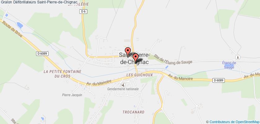 plan défibrillateurs Saint-Pierre-de-Chignac