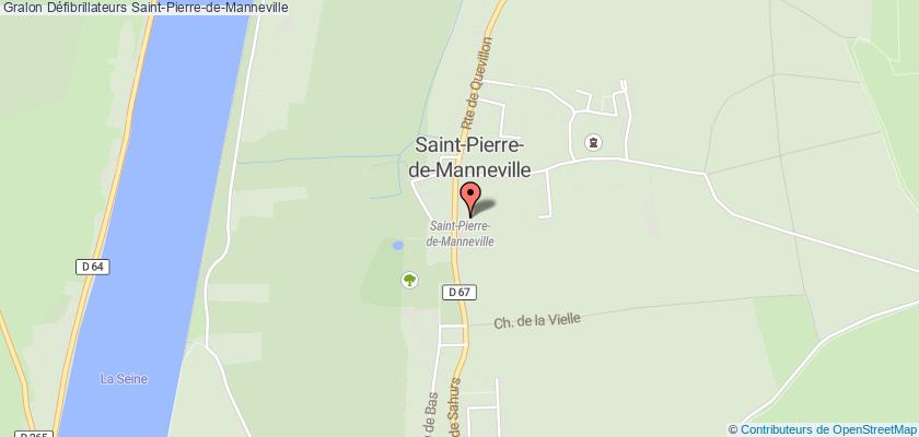 plan défibrillateurs Saint-Pierre-de-Manneville