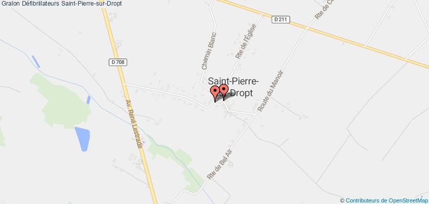 plan défibrillateurs Saint-Pierre-sur-Dropt