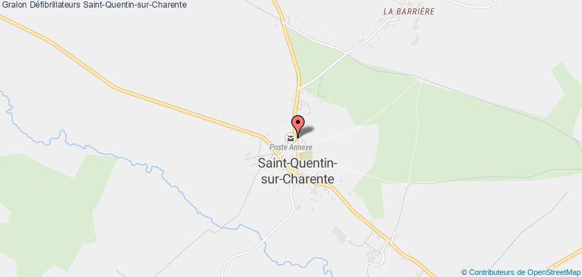 plan défibrillateurs Saint-Quentin-sur-Charente