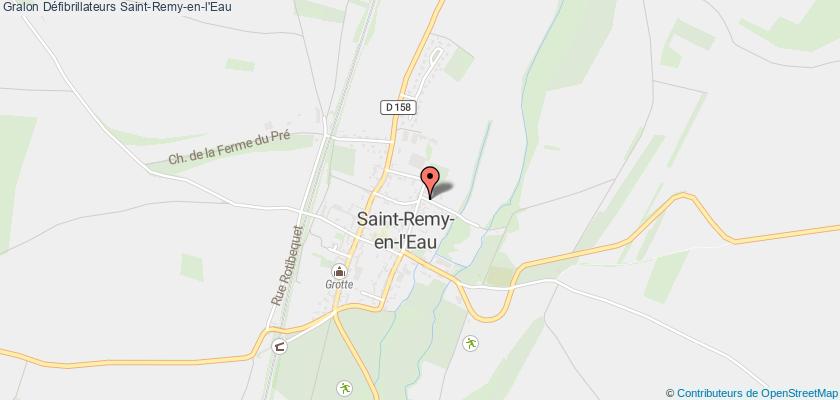plan défibrillateurs Saint-Remy-en-l'Eau