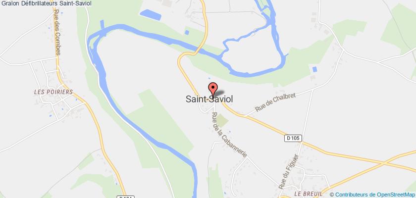 plan défibrillateurs Saint-Saviol