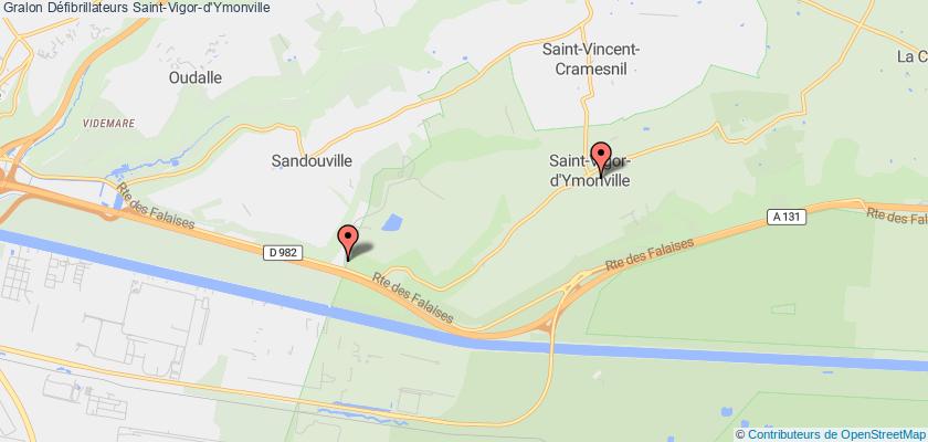 plan défibrillateurs Saint-Vigor-d'Ymonville